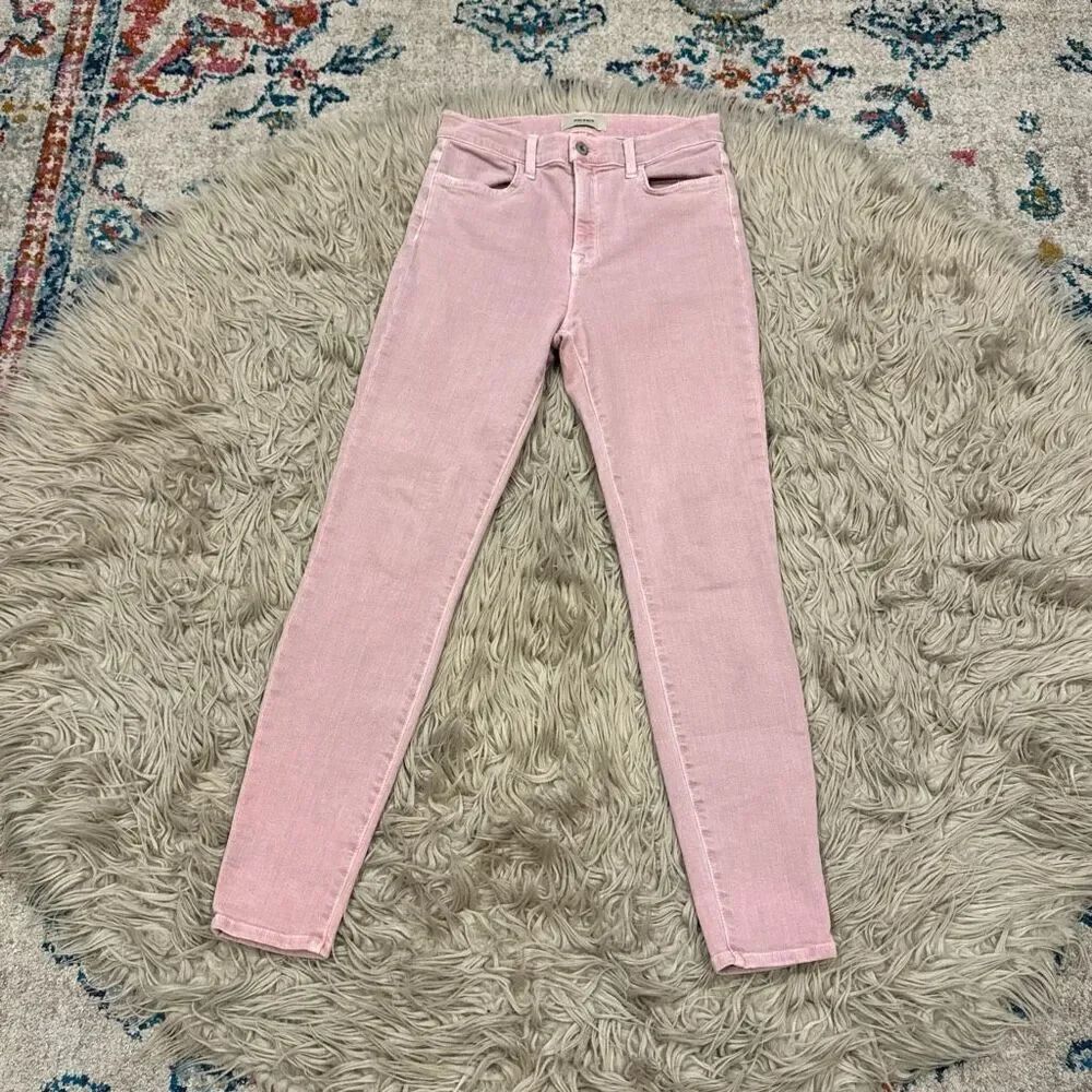 Baldwin karlie high rise skinny pink jeans size 29